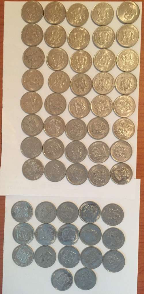 South African Twenty Cent various years lot x 52 *WINNER TAKES ALL COINS!!*