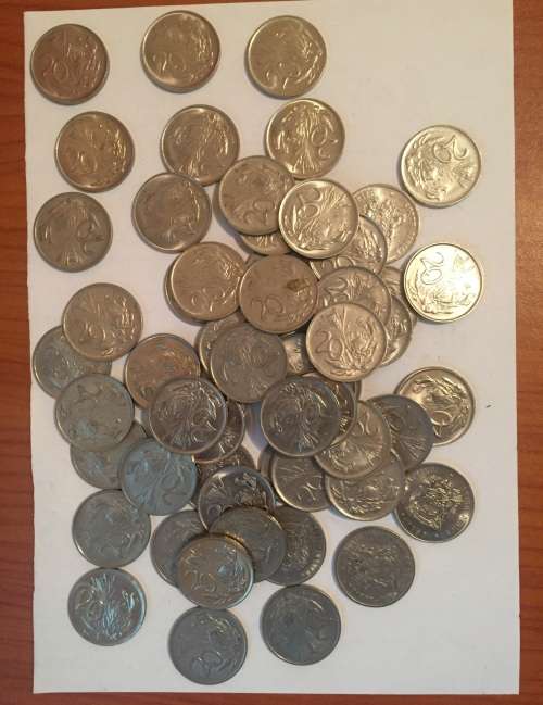 South African Twenty Cent various years lot x 52 *WINNER TAKES ALL COINS!!*