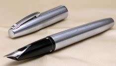 Sheaffer Triumph Fountain Pen - Model 444 Brushed Chrome