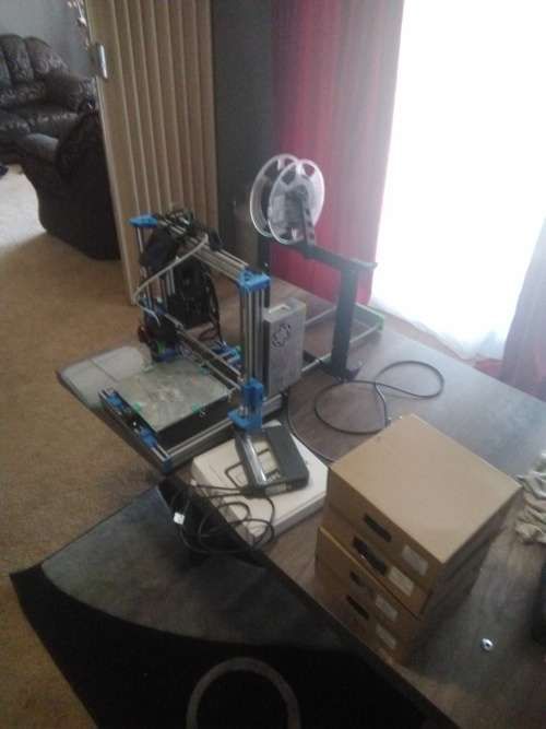 3D REPRAP PRINTER WITH 3D SENSE HAND SCANNER AND FILAMENTS