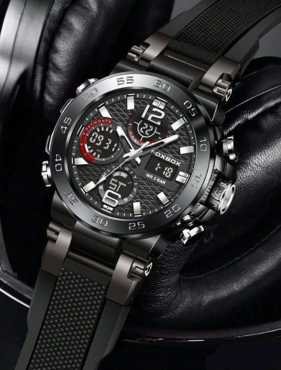 LIGE Watch For LCD Dual Display Sports