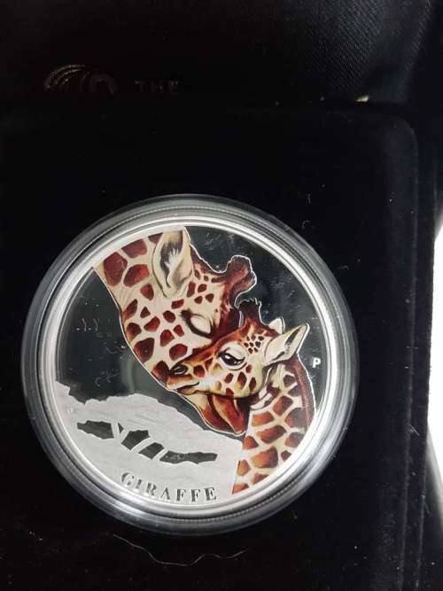 REDUCED! Perth Mint Giraffe 999 Silver Coin