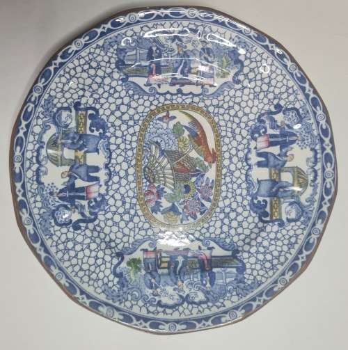 William Adams `Chinese Bird` plate