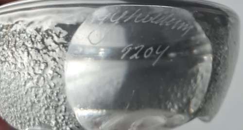 Mats Jonasson glass ornament