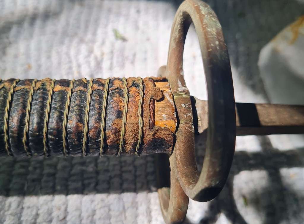 1800S ANTIQUE STEEL FENCING SWORD ÉPÉE RAPIER SOLINGEN GERMANY LEATHER GRIP