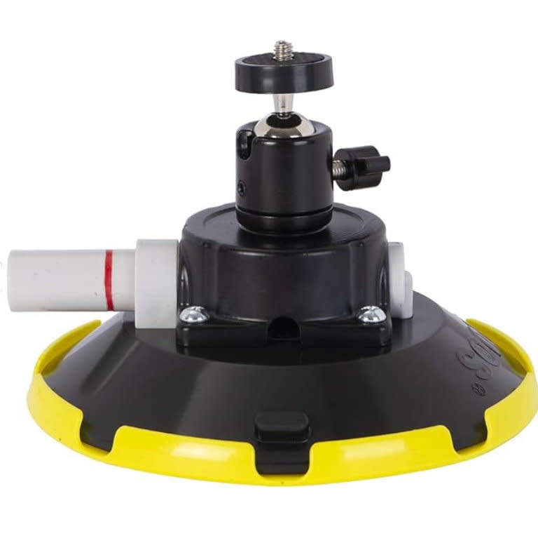 IMT 6` Suction Cup Camera Mount with 360 Ball Head, Air Pump Vacuum Suction Mount for Lightweight Eq
