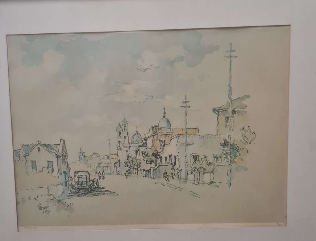 Two numbered Gregoire Boonzaier prints of District Six