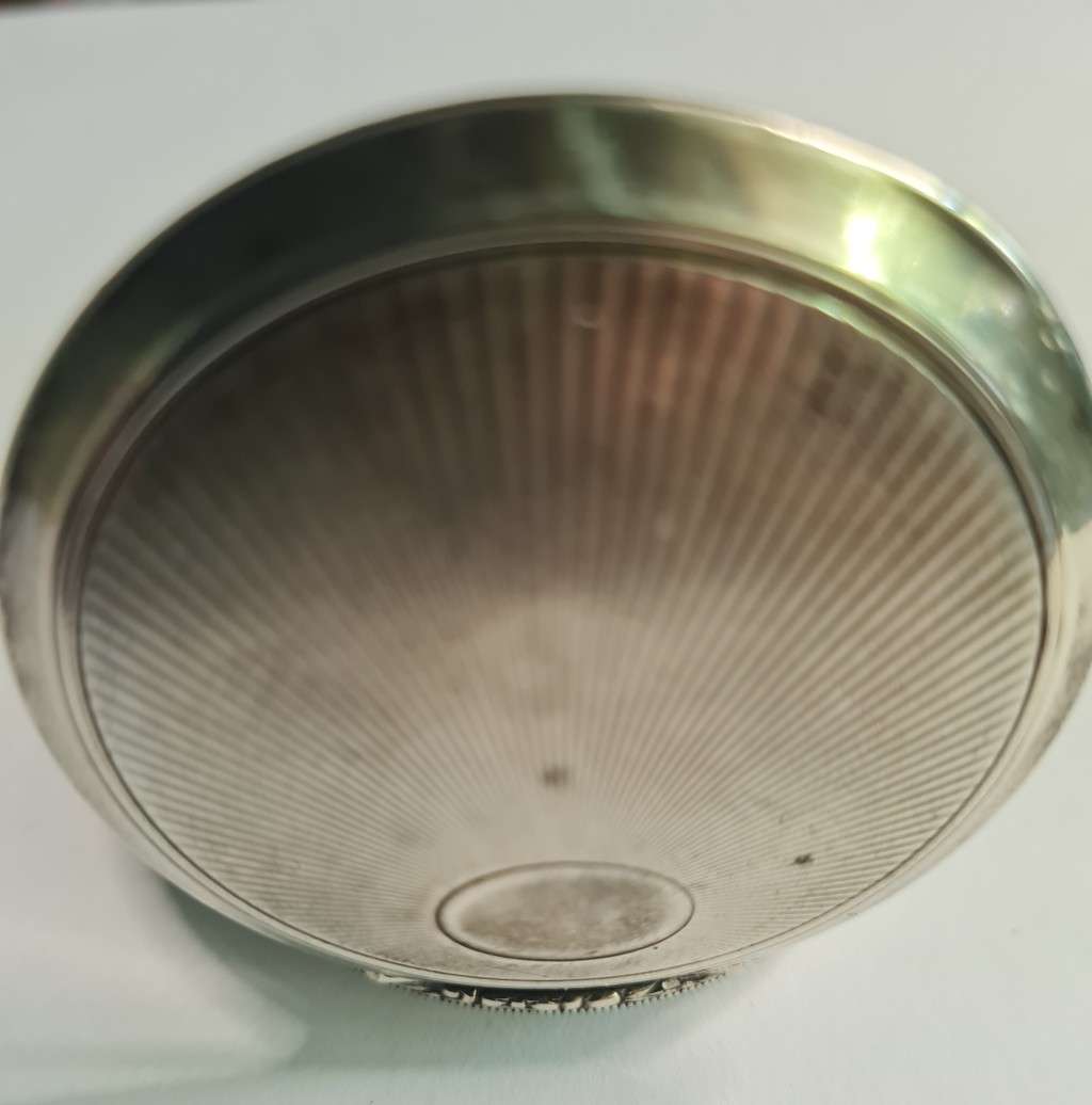 Tegra sterling silver casing pocket watch