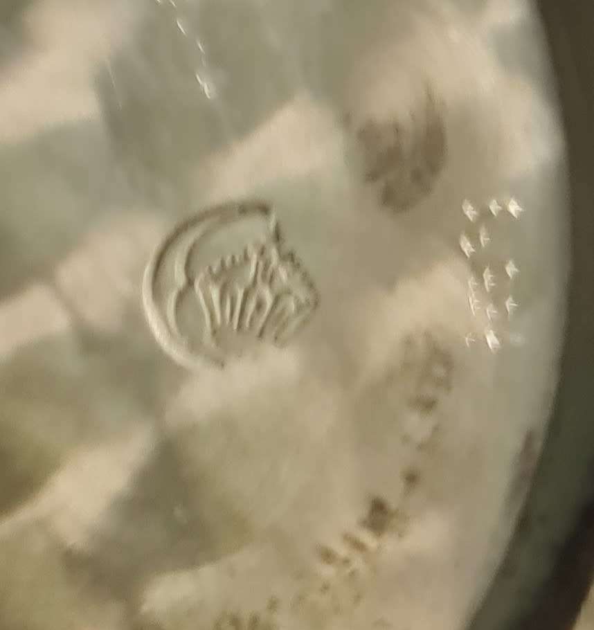 Tegra sterling silver casing pocket watch