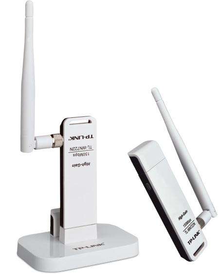 TP-Link 150Mbps High Gain Wireless USB Adapter (WN722NC)