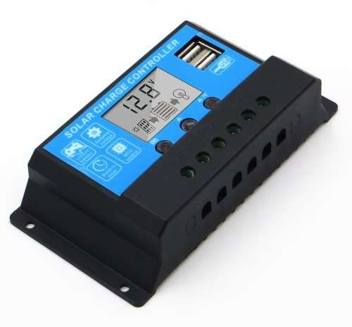 Solar Charge Controller Dual USB Port LED Indicator PWM Solar Controller - 10A LOW SHIPPING FEES!!!