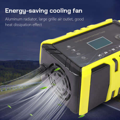 12V 6A Intelligent Pulse Repair Battery Charger