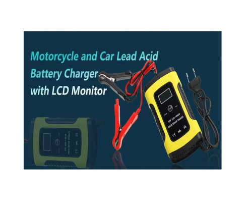 12V Pulse Repair LCD Battery Charger for Car Motorcycle Lead Acid  LOW SHIPPING FEES!!!