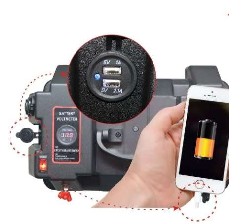 Portable Battery Box with Power Accessories LOW SHIPPING FEES!!!