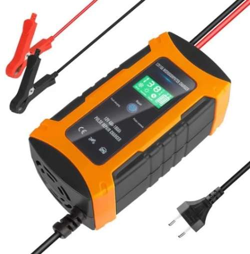 12V 10A Car Battery Charger Power Supply Intelligent Pulse Repair Charger Car/Motorcycle/ Lead Acid