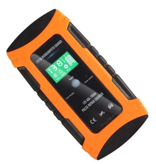 12V 10A Car Battery Charger Power Supply Intelligent Pulse Repair Charger Car/Motorcycle/ Lead Acid