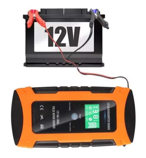 12V 10A Car Battery Charger Power Supply Intelligent Pulse Repair Charger Car/Motorcycle/ Lead Acid