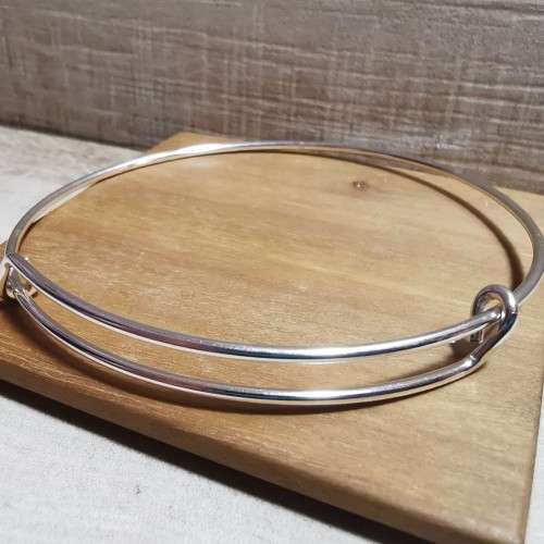 Sterling Silver Bangle for Charms