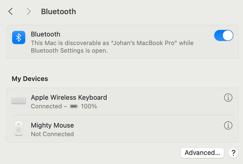 Apple Wireless Keyboard A1314 and Mighty Mouse A1197 - Bluetooth