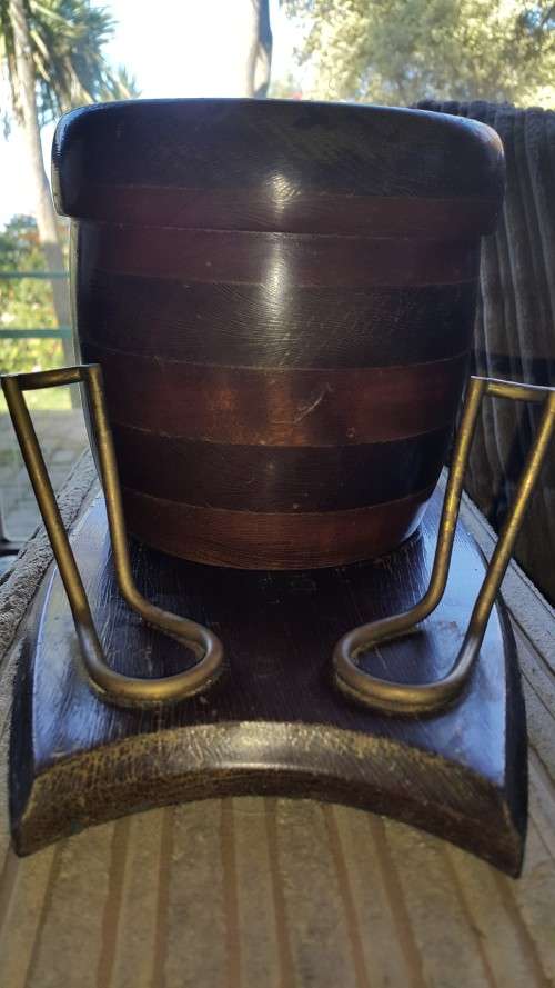 Old antique tobacco and pipe holder