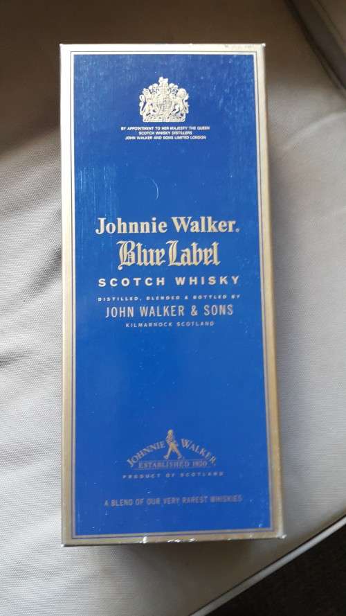Johnnie Walker Blue Label sealed in box