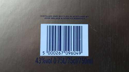Johnnie Walker Blue Label sealed in box