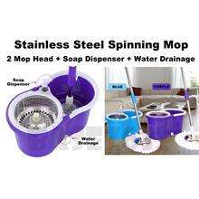 360 ROTATING MAGIC MOP with stainless steel drying basket