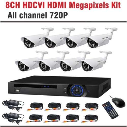 8 channel AHD FULL SECURITY KIT SYSTEM (AHD HIGHER PICTURE QUALITY THEN HD)