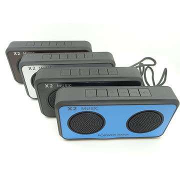 NEW Bluetooth stereo mobile power supply X2 music and built in powerbank