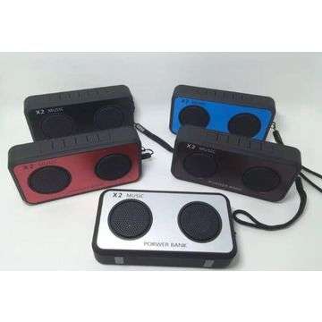 NEW Bluetooth stereo mobile power supply X2 music and built in powerbank