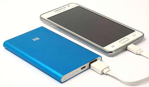MI 8000mah power bank for mobile phone Ultra thin slim powerbank