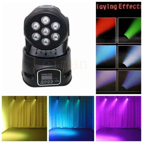 100W RGBW 4 in 1 DMX LED Stage Lighting Moving Head Spot Light DJ Disco Party