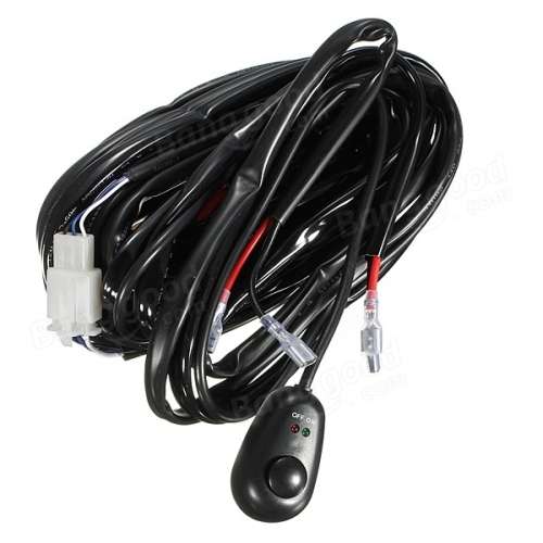 12V 40A Work LED Driving Light Bar Wiring Harness Switch Relay