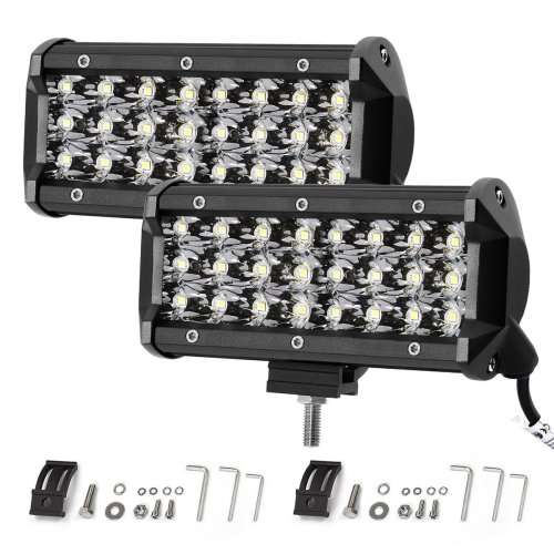 Exclusive 7D  7inch tri row 72W Led Work Light Bar  Offroad Driving-Price is per light