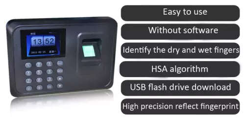 Brand new A6 Fingerprint time attendance recorder