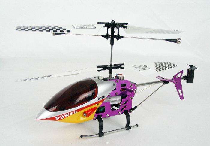 EPcopter METAL 3.5 Channel RC Mini Helicopter with Gyro  (Purple Power)