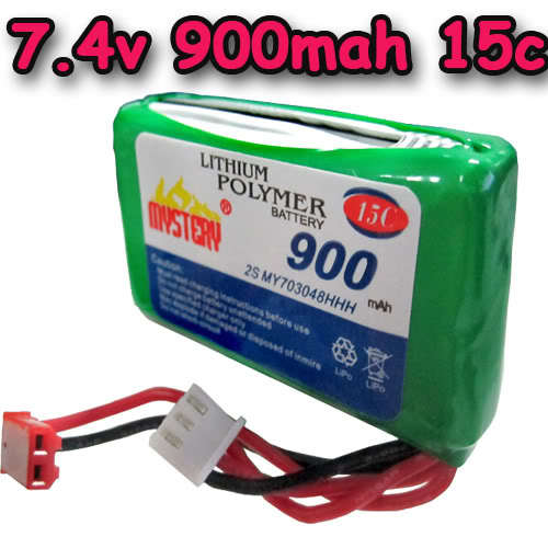 7.4v 900mah 15c Mystery LiPo Battery for Esky LAMA V4 V3 Hunter Comanche RC Helicopter