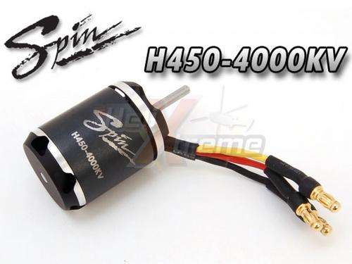 Xtreme Spin Brushless Motor H450-4000Kv designed for 450 size Helicopters