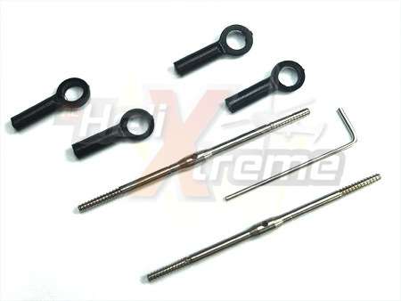 Xtreme Titanium Turnbuckles 44mm x M1.8 (suitable for Belt CP V1/ V2 / X/ CX , King 2 / 3/ 4) ESK002