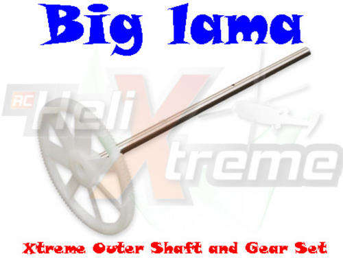 Xtreme Outer Shaft and Gear Set (for Esky Big Lama / E-500) EBL008
