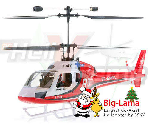 Brand New 2010 Esky Big Outdoor Lama 4CH Co-Axial R/C Helicopter (RED) + FREE FLIGHT SIMULATOR