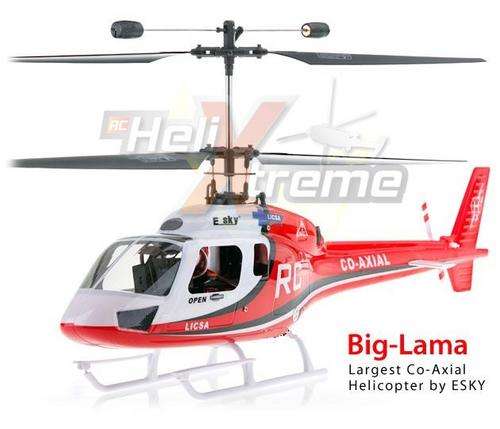Brand New 2010 Esky Big Outdoor Lama 4CH Co-Axial R/C Helicopter (RED) + FREE FLIGHT SIMULATOR