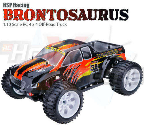 HSP Brontosaurus RTR 4x4 RC Off-Road Truck (1/10 Black & Orange)