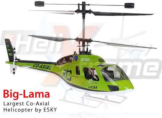 Brand New Esky Big Outdoor Lama 4CH Co-Axial R/C Helicopter (GREEN) + FREE FLIGHT SIMULATOR
