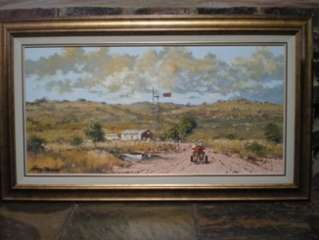 Francois Badenhorst oil on board size 900mm x 440mm