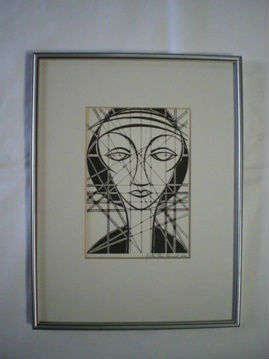 Bettie Cilliers Barnard Lithograph size 230mm x 160mm