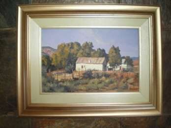 Ted Hoefsloot oil on board size 455mm x 300mm