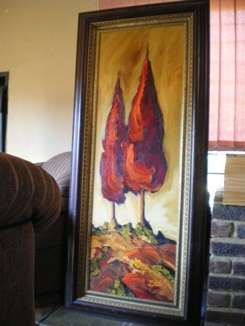 Cornelius Bosch Oil on canvas size 1500mm x 490mm