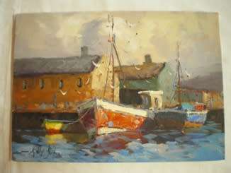 Philip Britz Oil on board size 350mm x 250mm