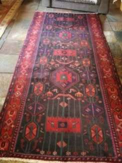 A Persian Hand knotted Hamadan Carpet size 3070mm  x 1490mm